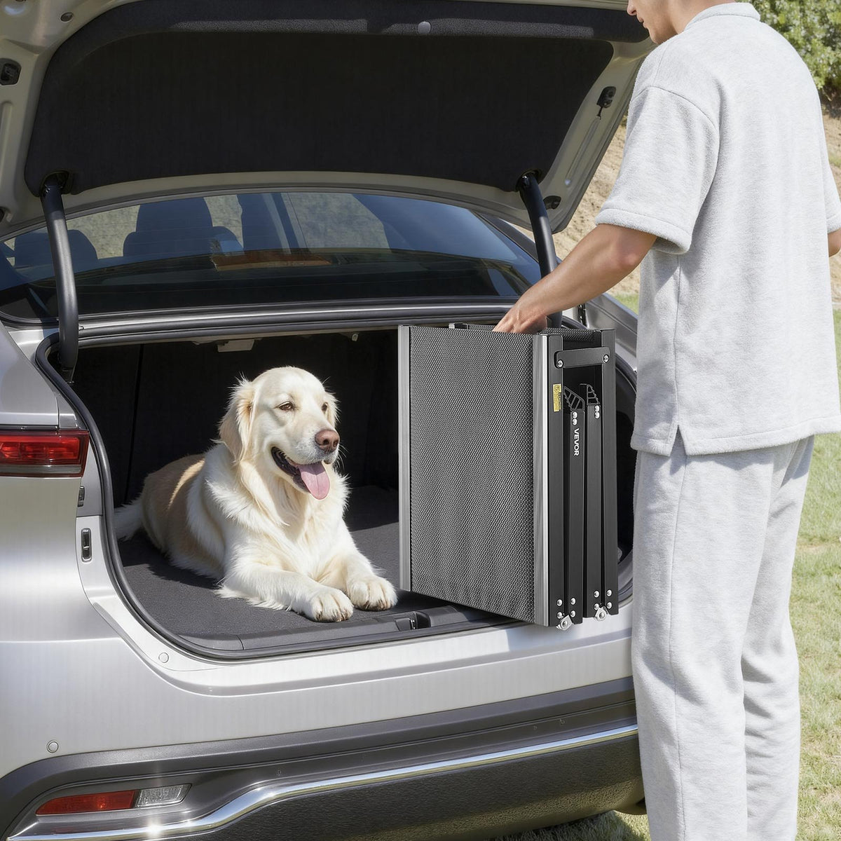 Dog Ramp for Cars, 180 x 43.2 cm, Folding Pet Ramps for Medium & Large