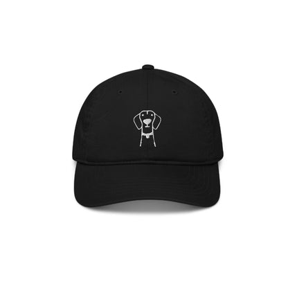 Bio Vizsla Dog embroided baseball cap with Vizsla Dog Name for Vizsla